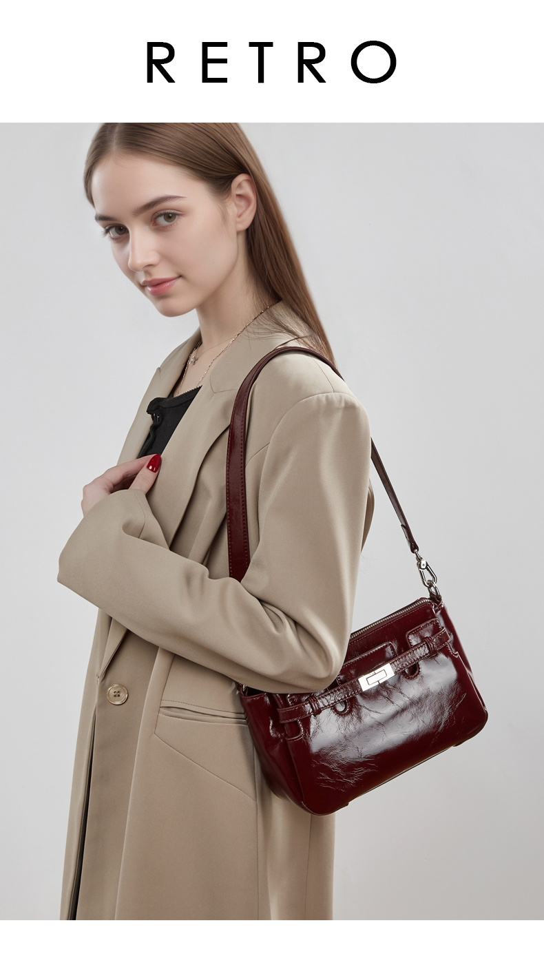 Cartera Cuero Oil-Wax Hombro Crossbody